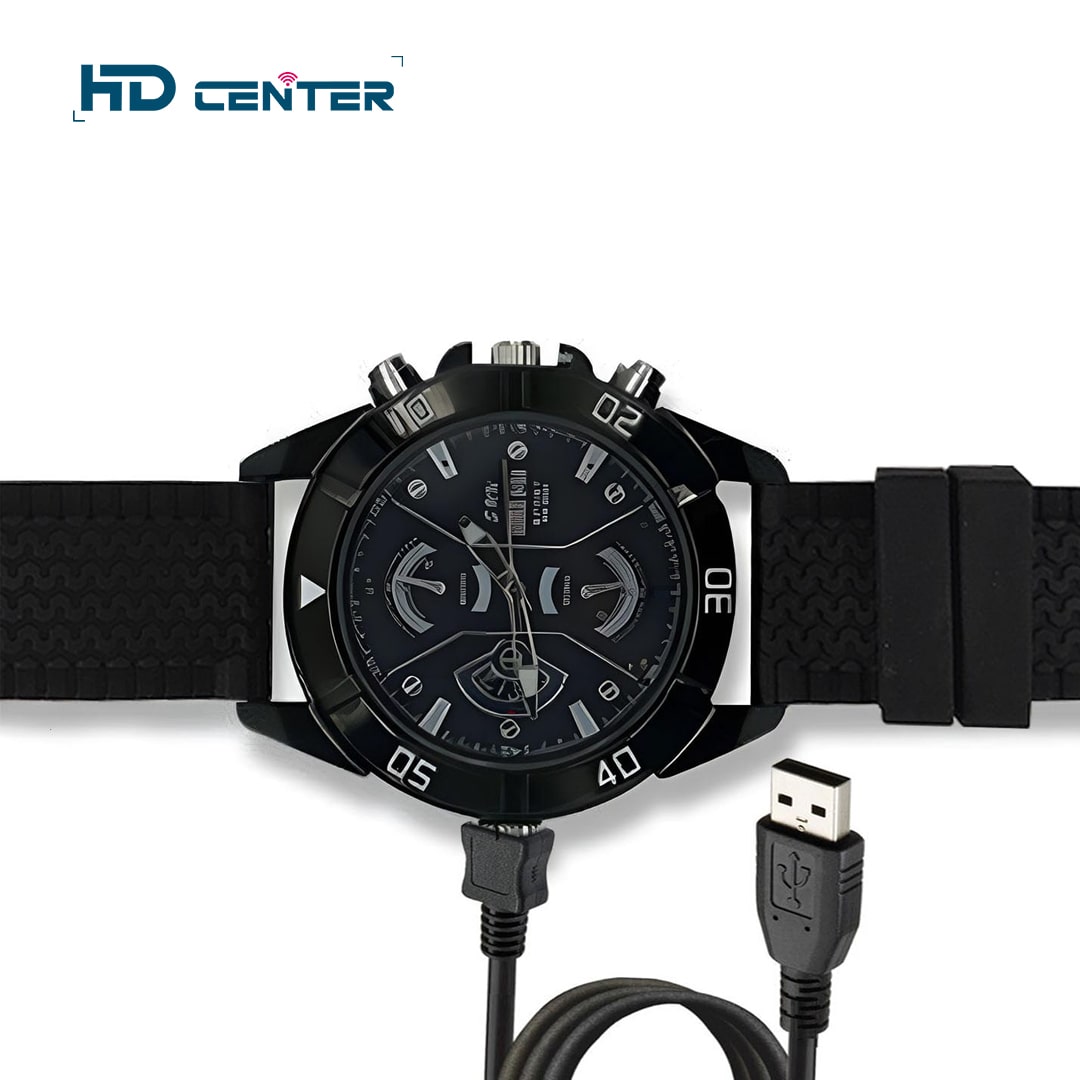 ساعت مچی دوربین دار بند سیلیکونی